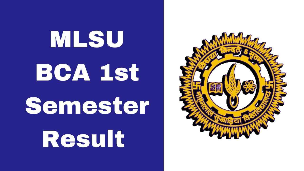 MLSU BSC 1st Semester Result 2025 PDF Download