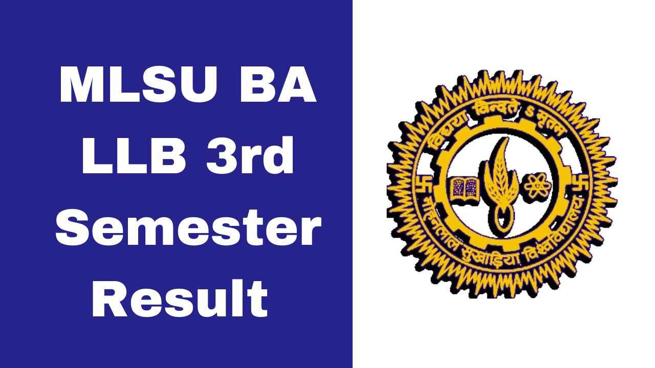 MLSU BA LLB 3rd Semester Result 2025 PDF Download